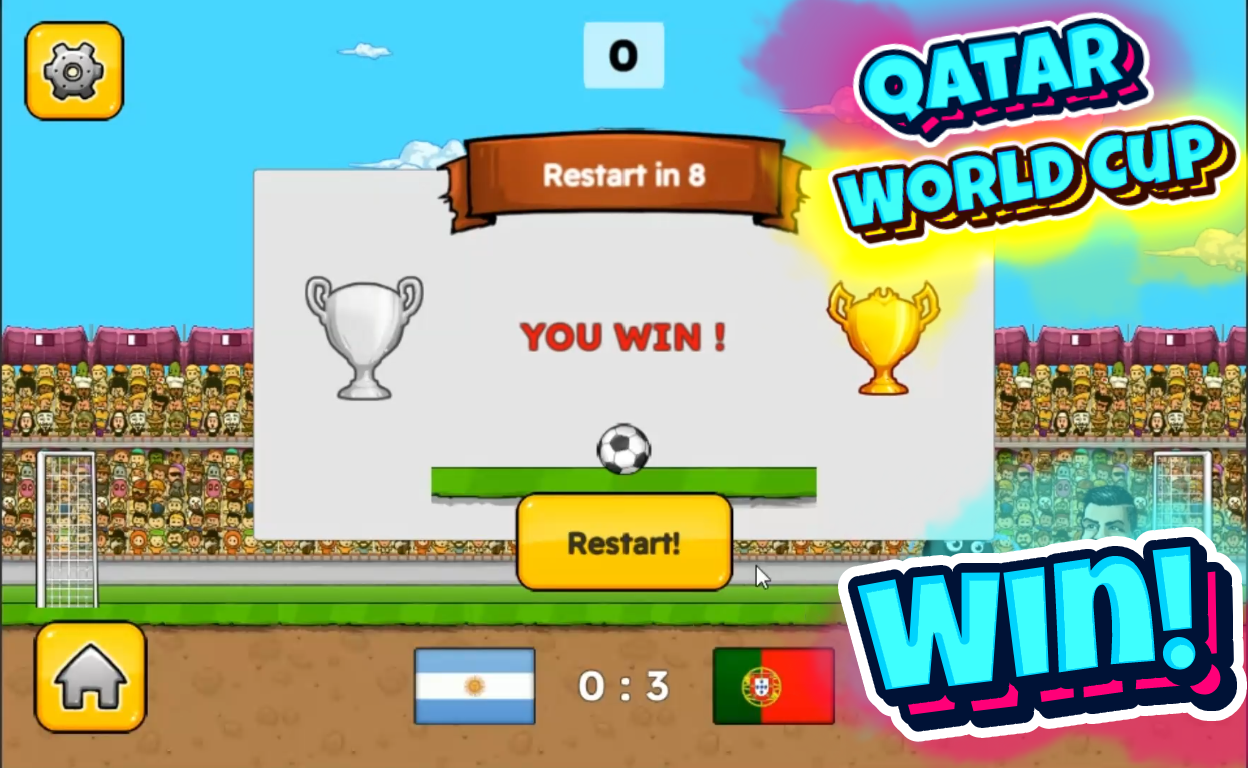 Qatar World Cup 2022 Head Soccer Football Unity Project + All Nations